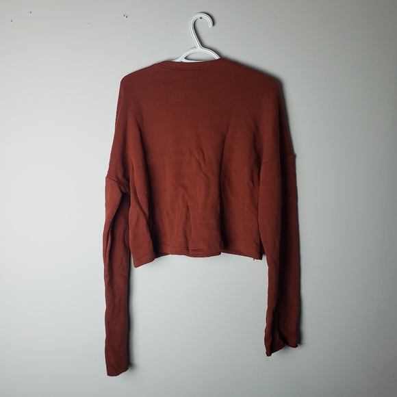 NWT Zara rust color oversized crop sweater - Picture 5 of 6